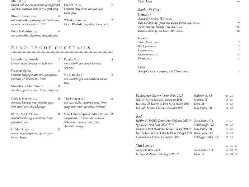 Drift Menu
