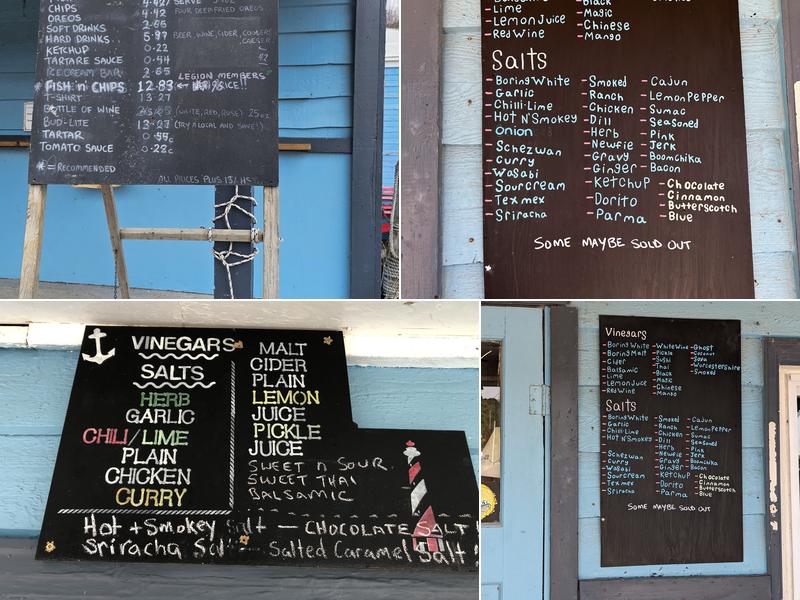 Goderich Harbour Restaurant Menu