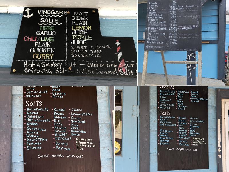 Goderich Harbour Restaurant Menu