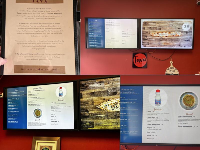 Tava Kitchen | Turkish Cuisine Menu