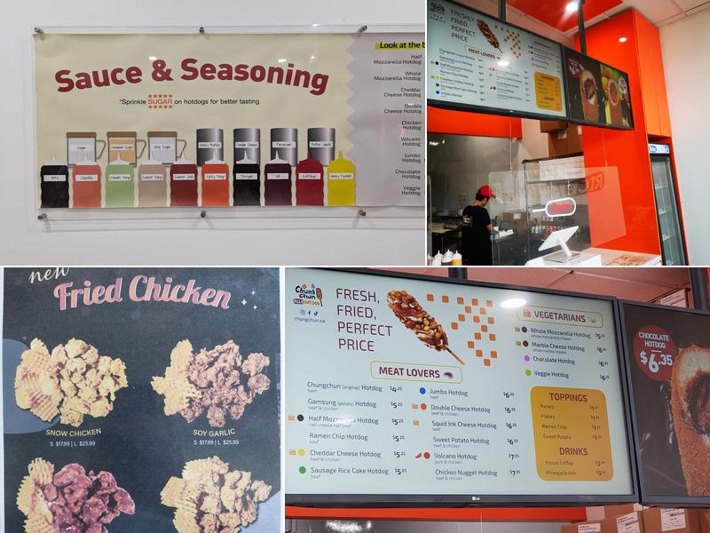 Chungchun Rice Dog Nepean Menu