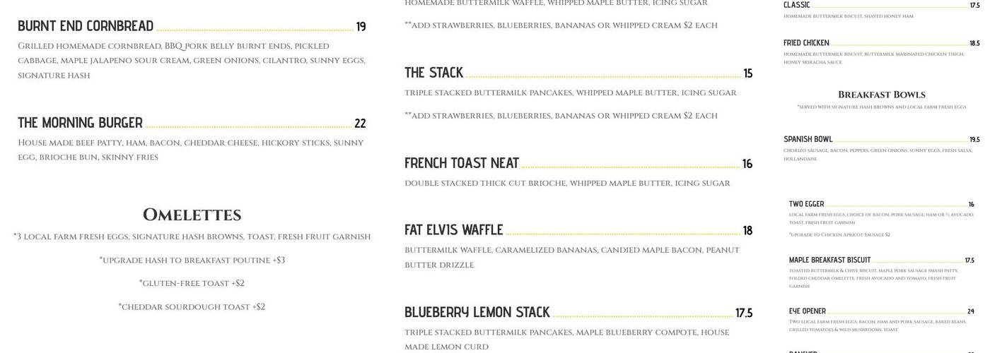 Poachedyyc Menu