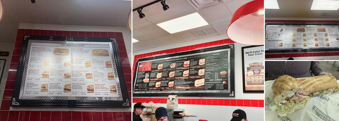 Firehouse Subs Menu
