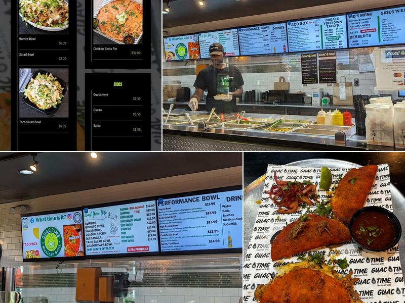 Guac Time Mexican Grill Menu