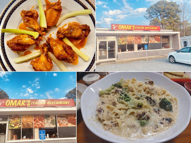 Omar’s Italian Restaurant 400 NC-705, Robbins