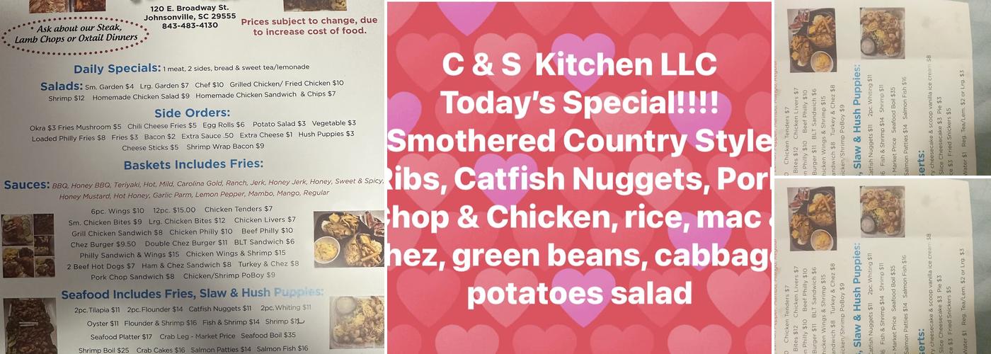 C & S Kitchen LLC Menu