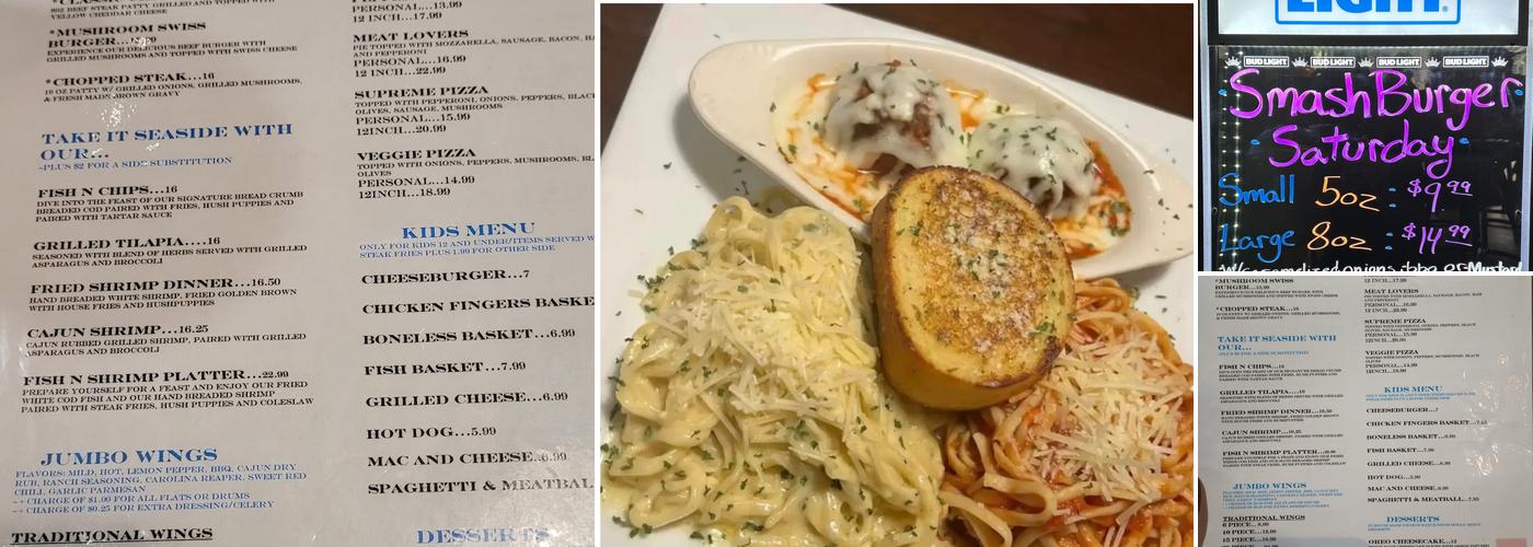 The Rails At Rockmart Menu