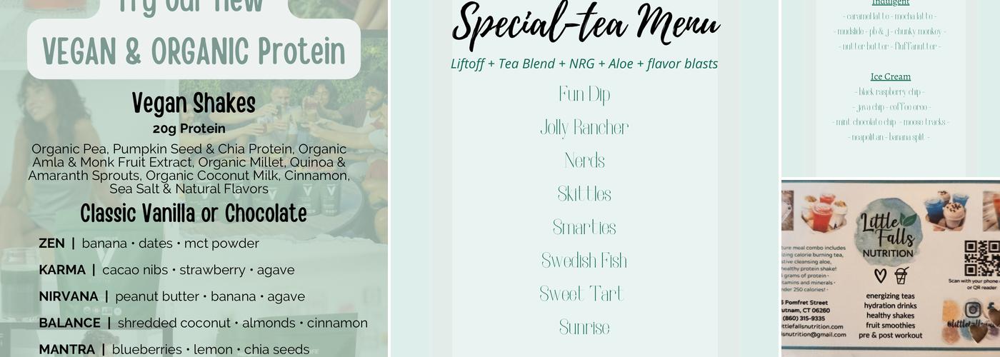 Little Falls Nutrition Menu