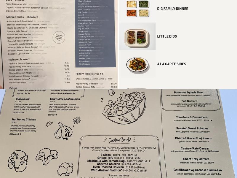 DIG Menu