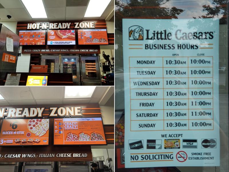 Little Caesars Pizza Menu