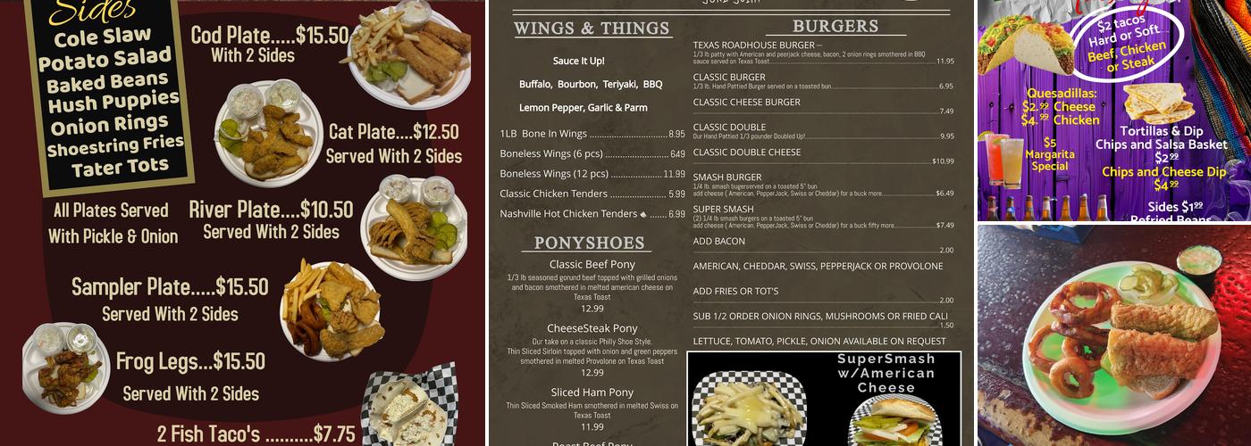 Billy Bob's Juke Joint Menu