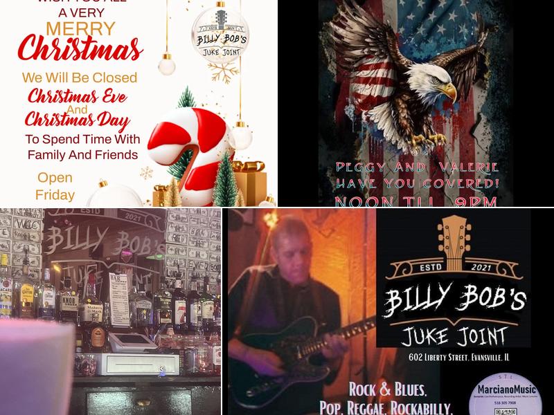 Billy Bob's Juke Joint 602 Liberty St, Evansville