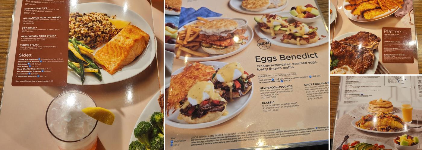 IHOP Menu