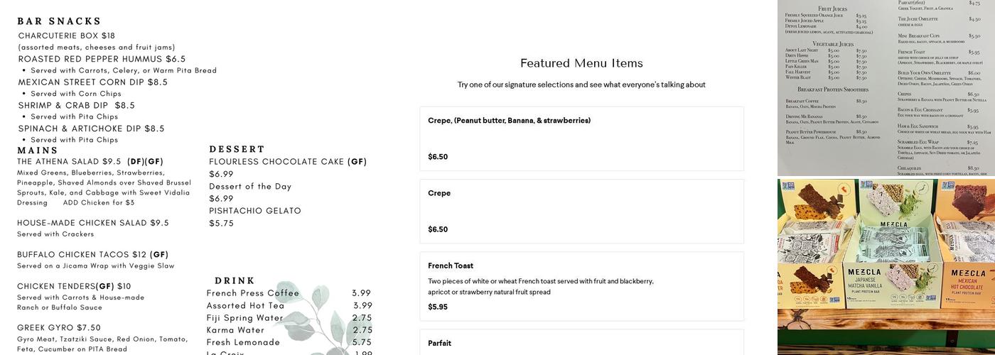 JUCEE Plus (+) Smoothie And Wine Bar Menu