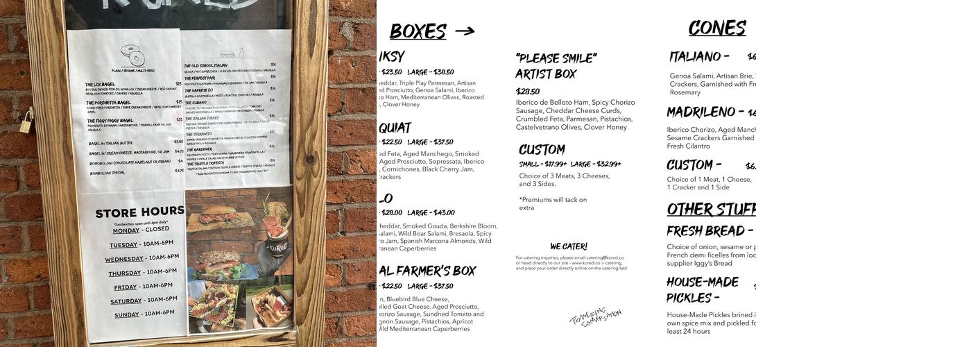 Kured Menu