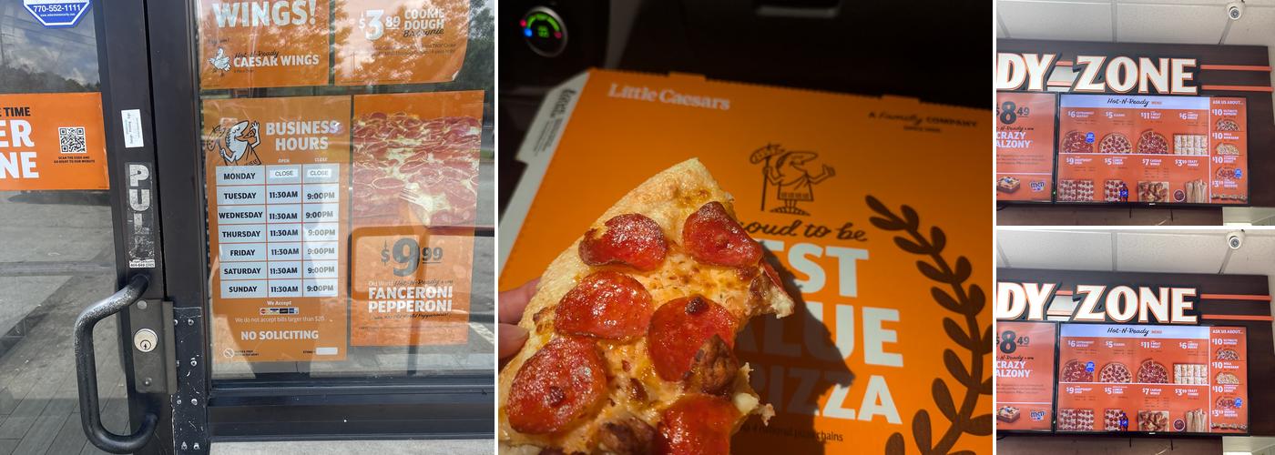 Little Caesars Pizza Menu