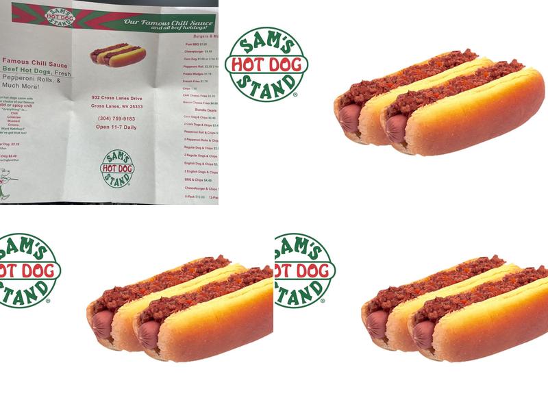 Sam's Hot Dogs 932 Cross Lanes Dr, Cross Lanes