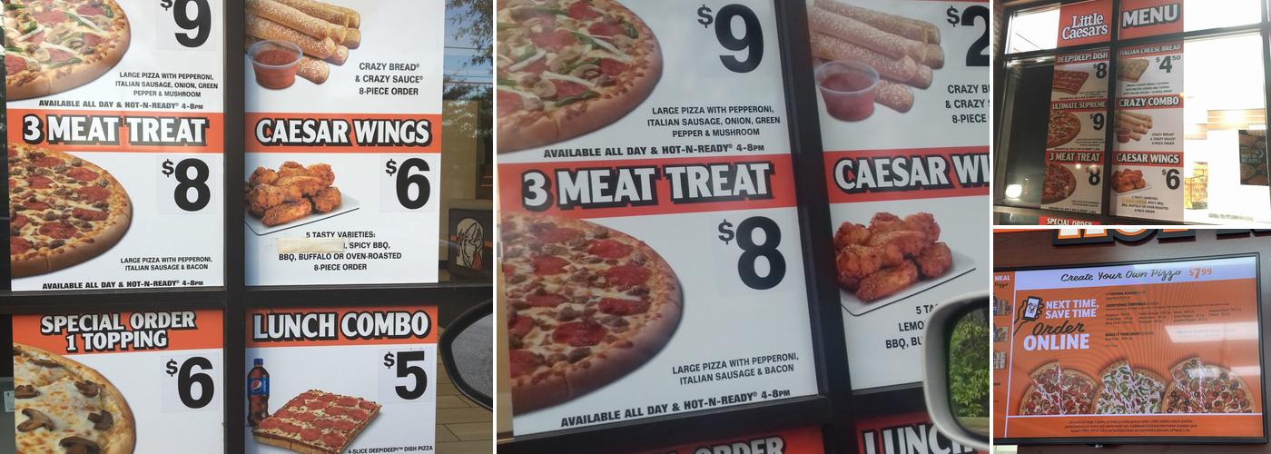 Little Caesar's Pizza Menu