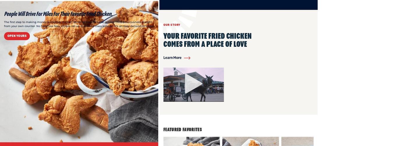 Krispy Krunchy Chicken Menu