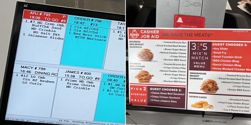 Arby’s Pilot Menu