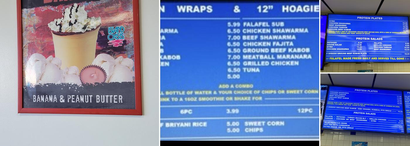 Falafel Time Menu