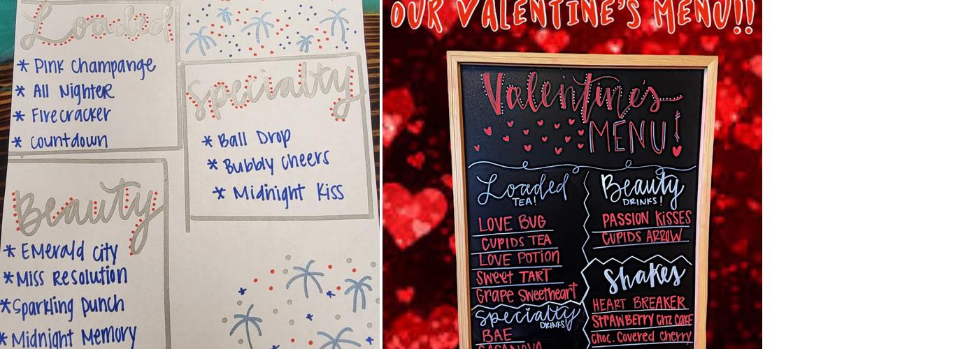 Small Town Nutrition Menu