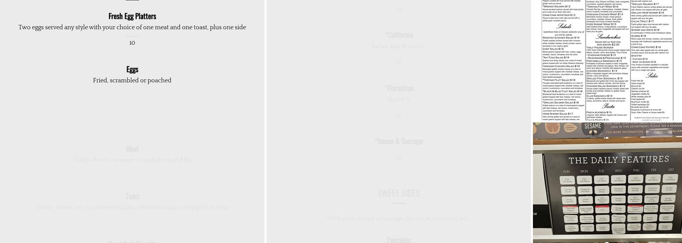 Fresh Chef Hickory Menu