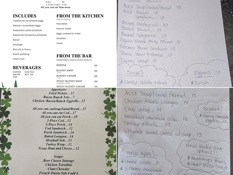 Nolan's Irish Pub Menu