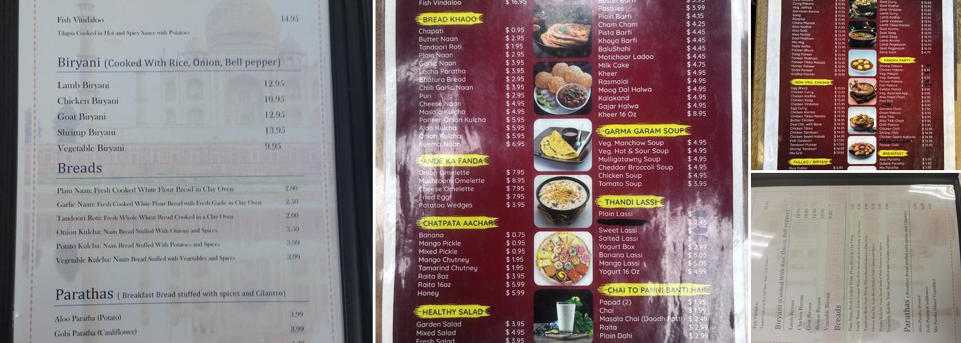 Rasoi Indian Kitchen Menu