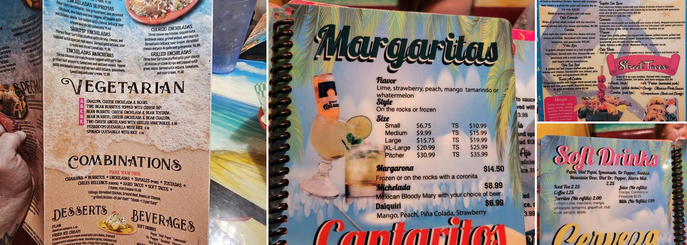 Cabo San Lucas #3 Menu