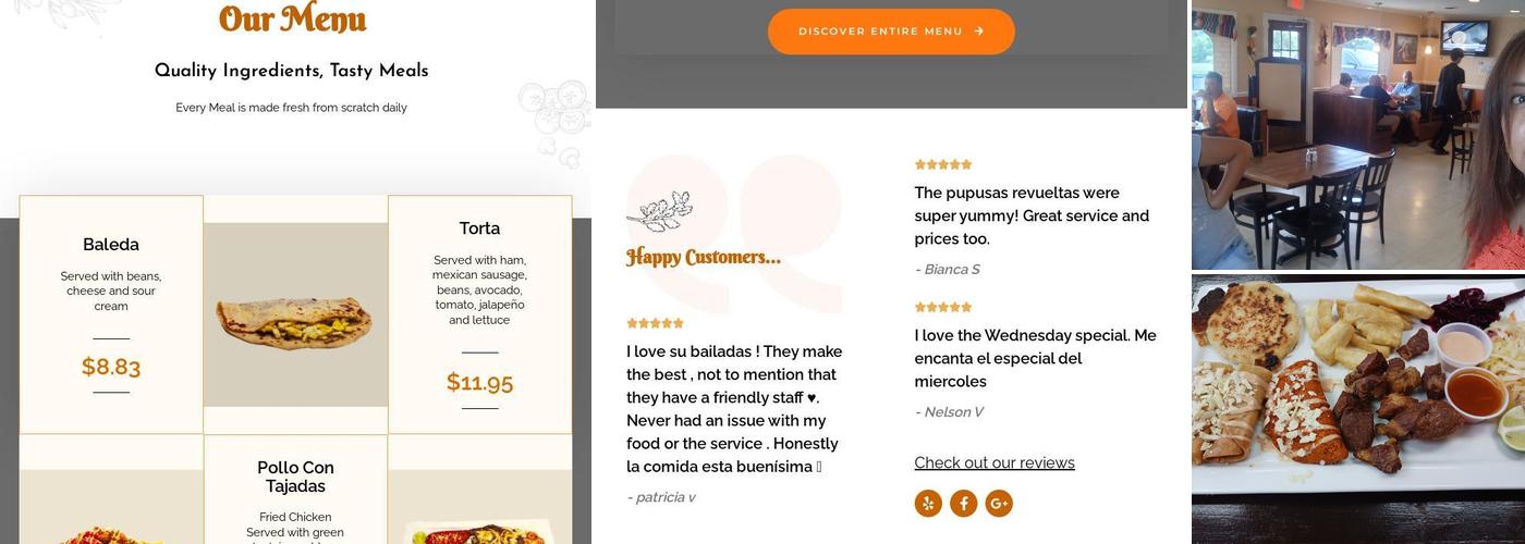 Sabor Hispano 2 Menu