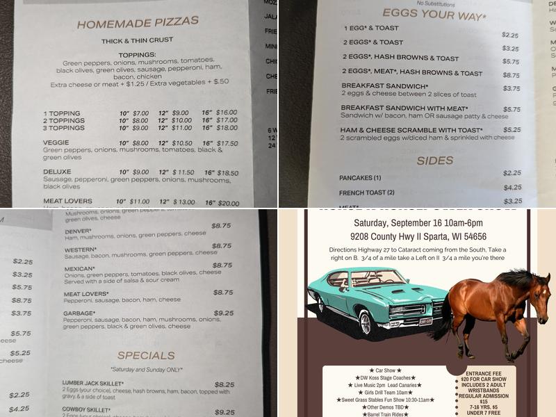 Big Dans Longbranch Menu