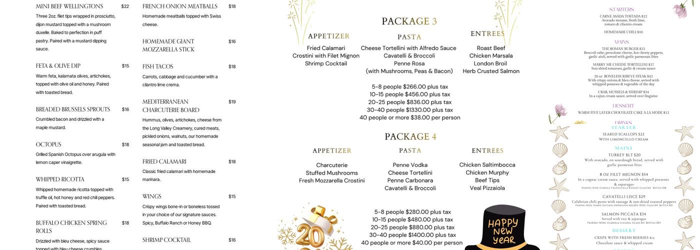 The Smashed Olive Menu