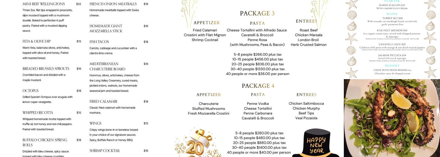 The Smashed Olive Menu