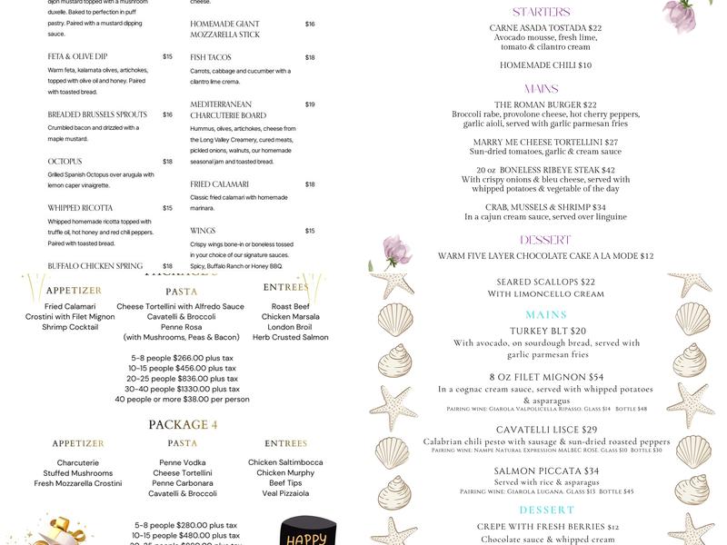 The Smashed Olive Menu