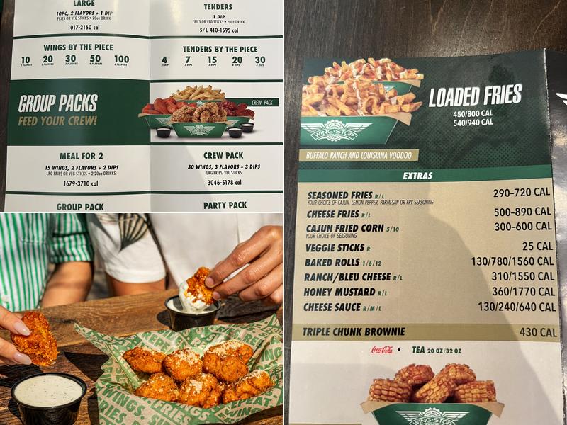 Wingstop Menu