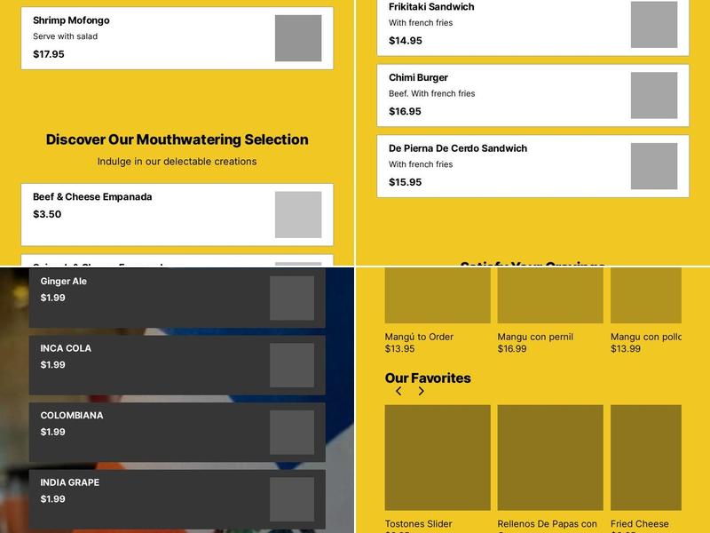 540 Empanada House & Mas Menu