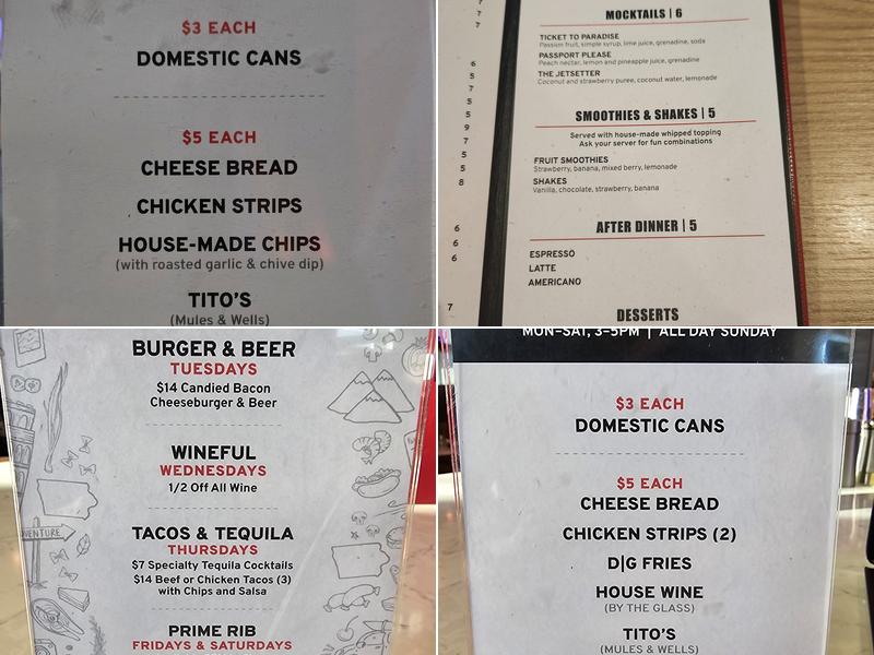Destination grille Menu