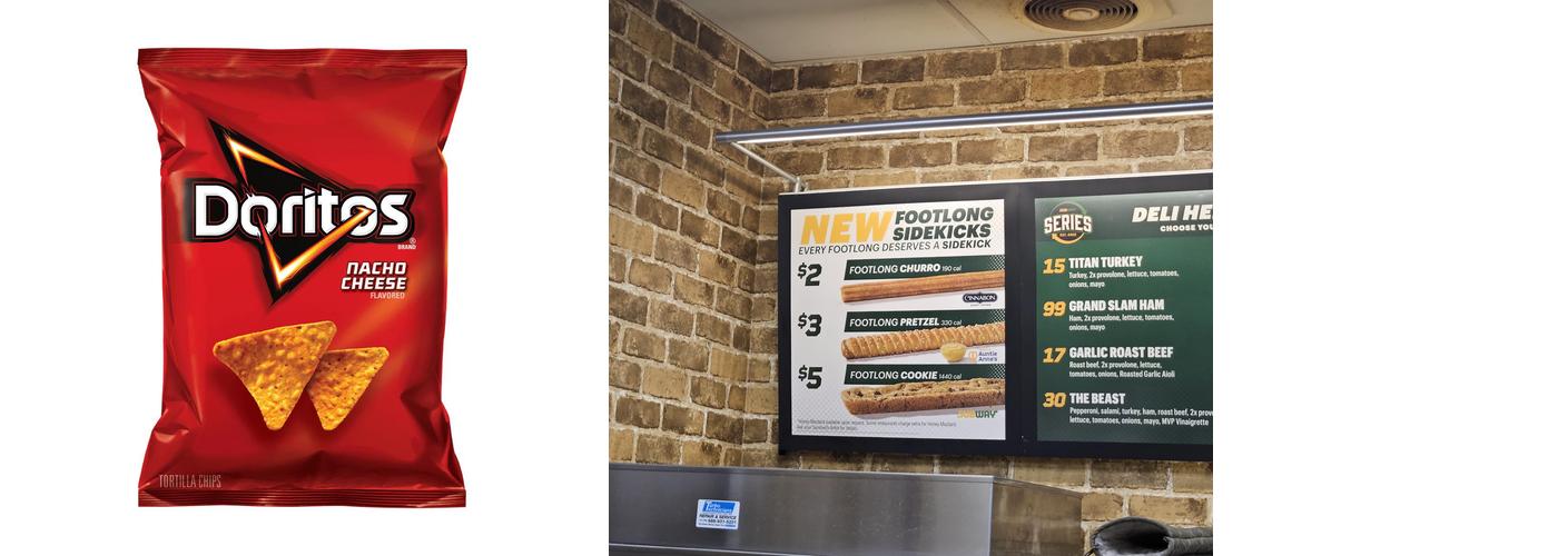 Subway Menu