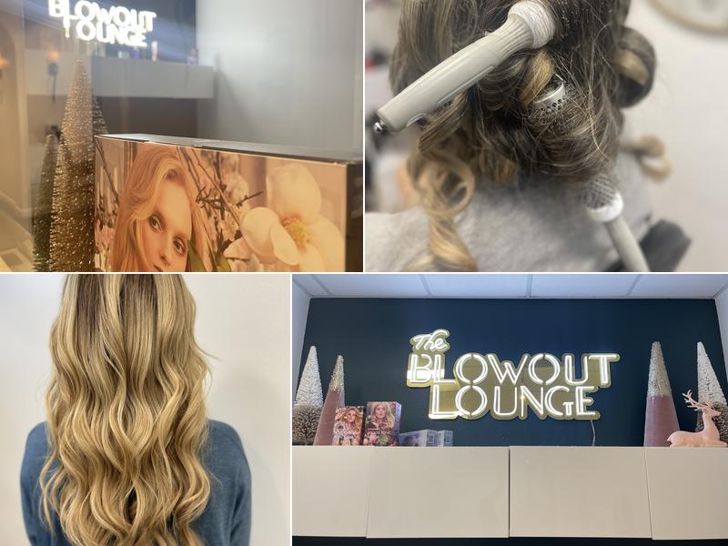 Round Brushed Blow Dry Bar -inside Phenix Suites