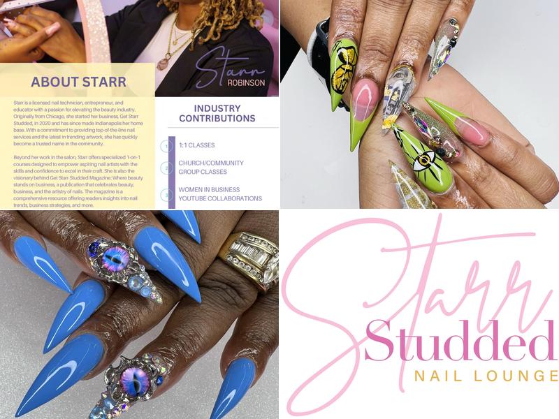 Starr Studded Nail Lounge