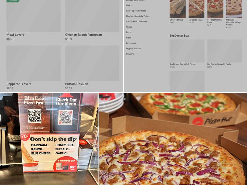 Pizza Hut Menu