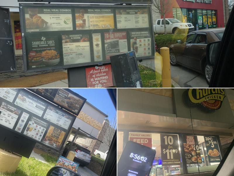 Church's Texas Chicken Menu