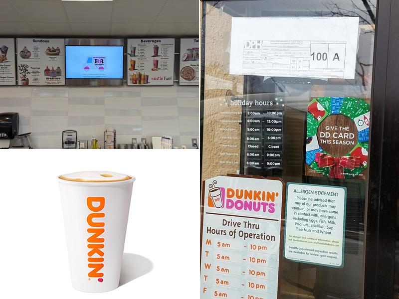 Dunkin' Menu