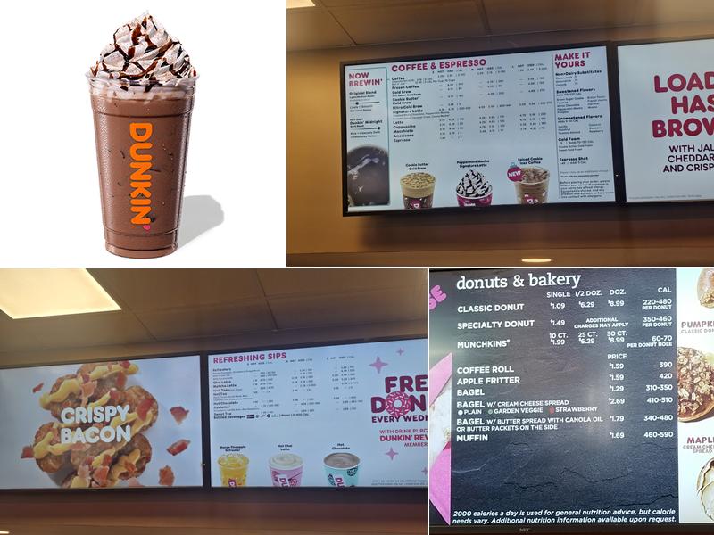 Dunkin' Menu