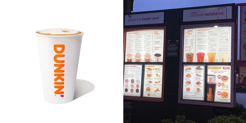 Dunkin' Menu