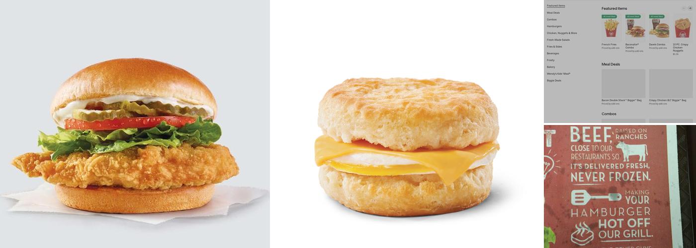 Wendy's Menu