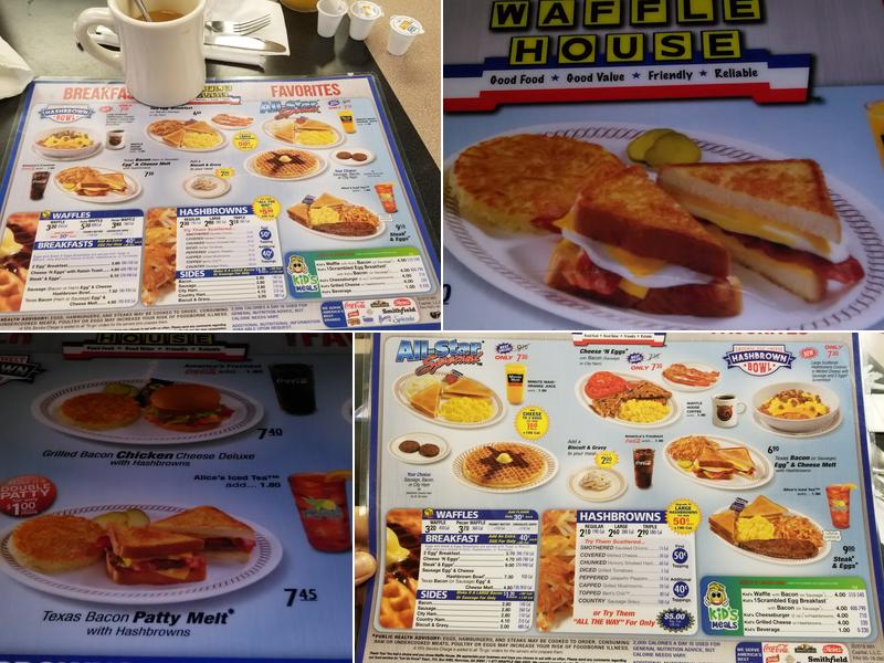 Waffle House Menu