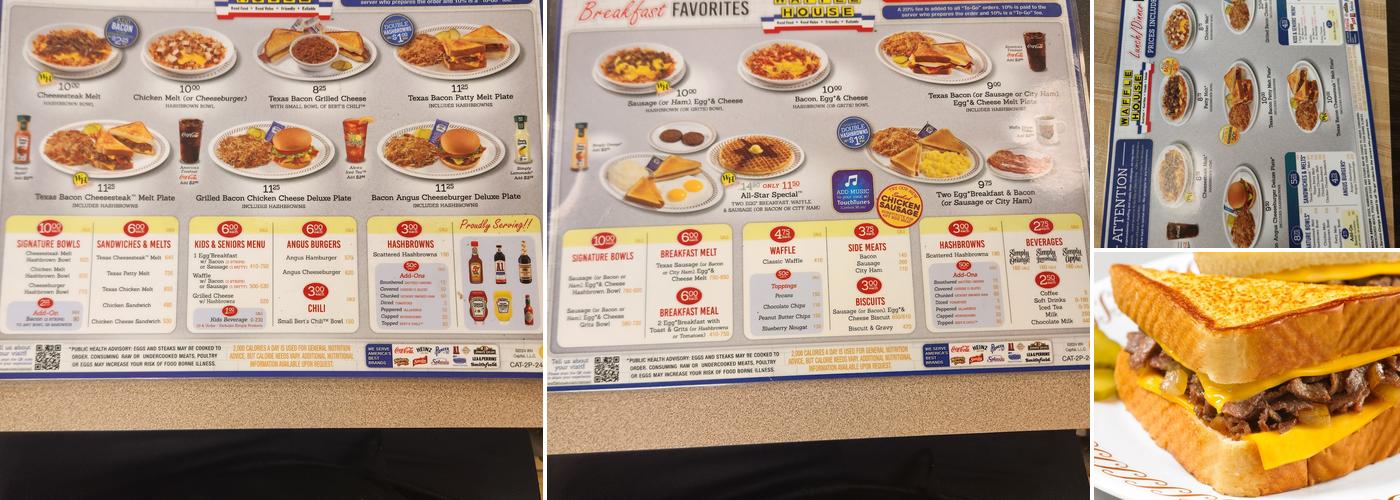 Waffle House Menu