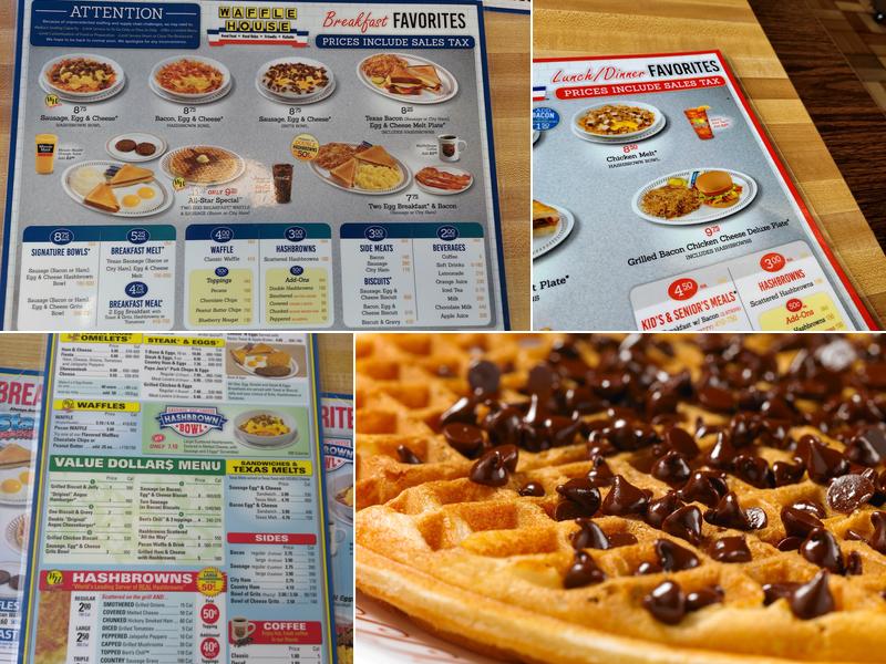 Waffle House Menu